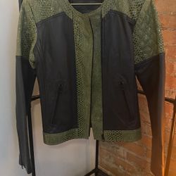 Green Leather Jacket