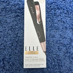 Twisted 2-in-1 Flat/curling Iron 