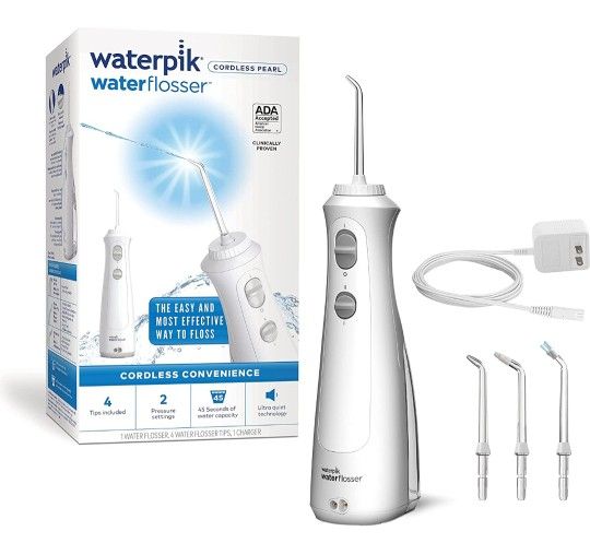 Waterpik Cordless Water Flosser, Battery Operated & Portable for Travel & Home

