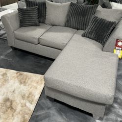 Beige Sectional Sofa Couch 