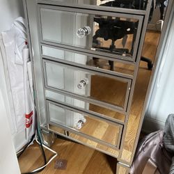 Mirror Nightstand 28x19x11