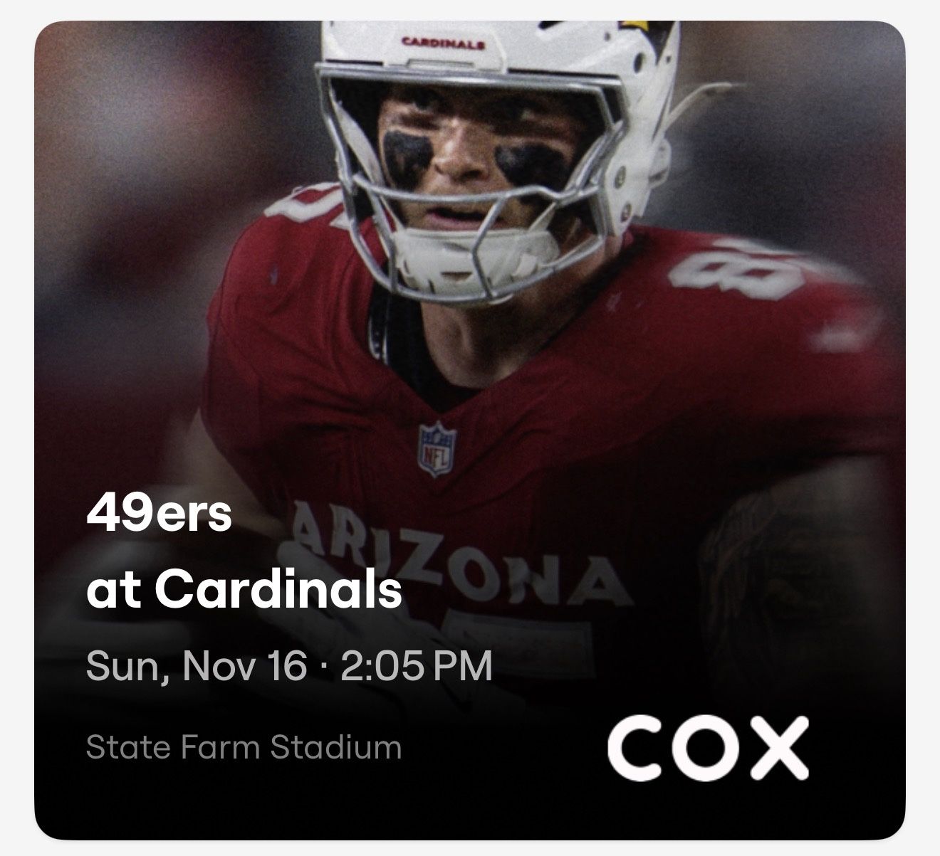 Cardinals VS 49ers