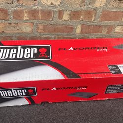New In Box! Weber Flavorizer Bars! Genesis 300 Series (2007-2011). FOR MODELS WITH CONTROLS ON SIDE! NOT Front Controls! Weber Model 7539