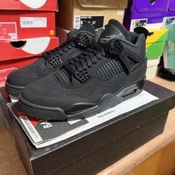 NIKE AIR JORDAN 4 BLACK CAT Sz 7Y 7 8 10 10.5 & 11.5 DS