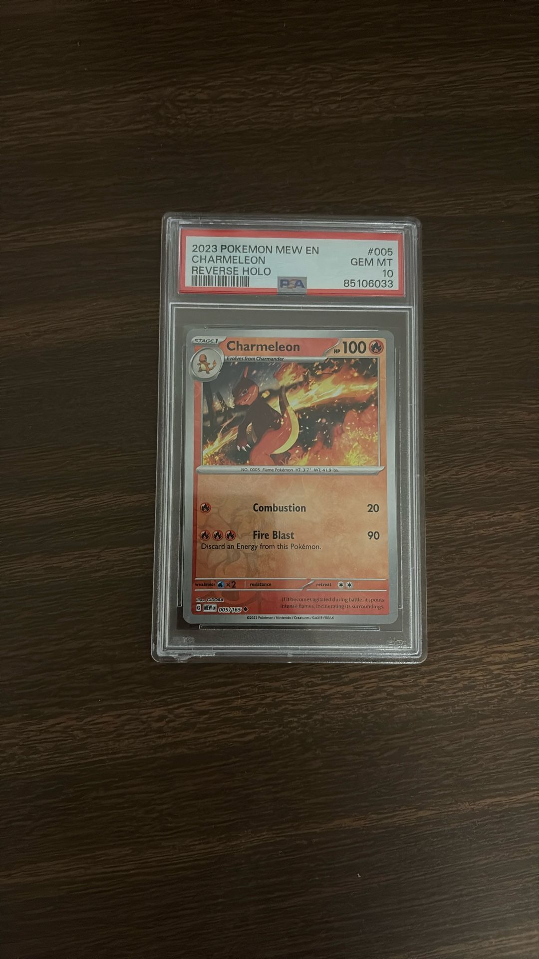 Charmeleon Reverse Halo PSA MINT 10