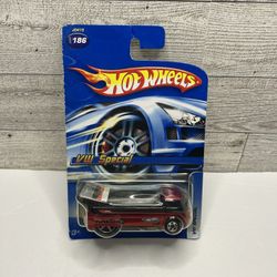 Vintage Hot wheels Red / Black ‘2005 Volkswagen Van Special • Die Cast Metal  • Made in Malays