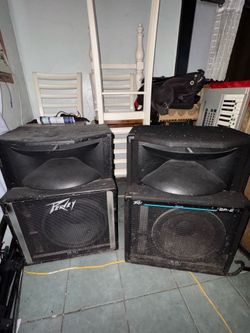 Peavey SP-2Ti professional speaker (right)