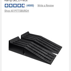Pittsburgh 6500 lb Portable Car Ramp Set