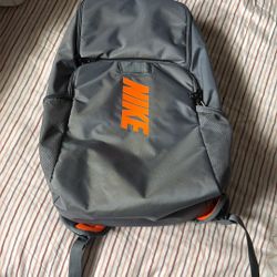 Nike Air Backpack - Gray/Orange, Great Condition!