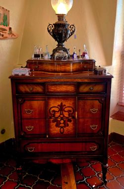 Antique Bed and Chest