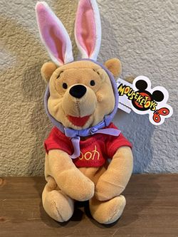 Easter Winnie the Pooh bunny animal NWT