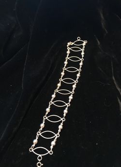 Sterling Silver Ladder Bracelet