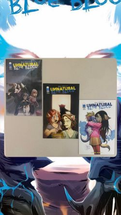 Image Unnatural Blue Blood 3 issue comic book lot