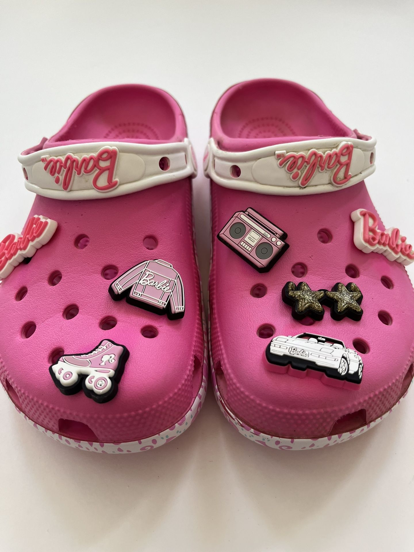 Women’s Barbie Crocs Size 9