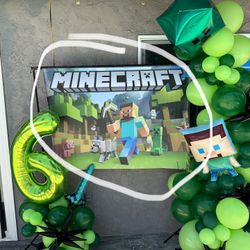 Minecraft party Background 