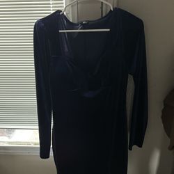Navy Blue Dress 