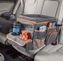 New!! High Road Car Organizer for Kids with Cooler and Snack Tray (Gray)... $50
