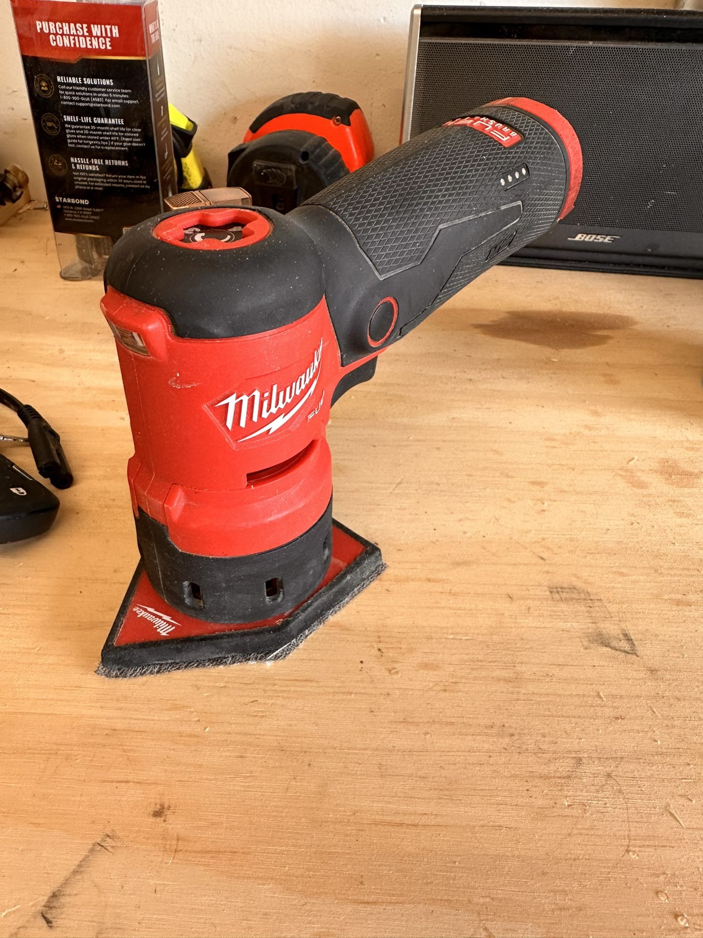 Milwaukee M12 FUEL Cordless Orbital Sander Tool Only
