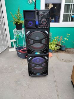 H&A Dual Woofer Party Speaker Tower