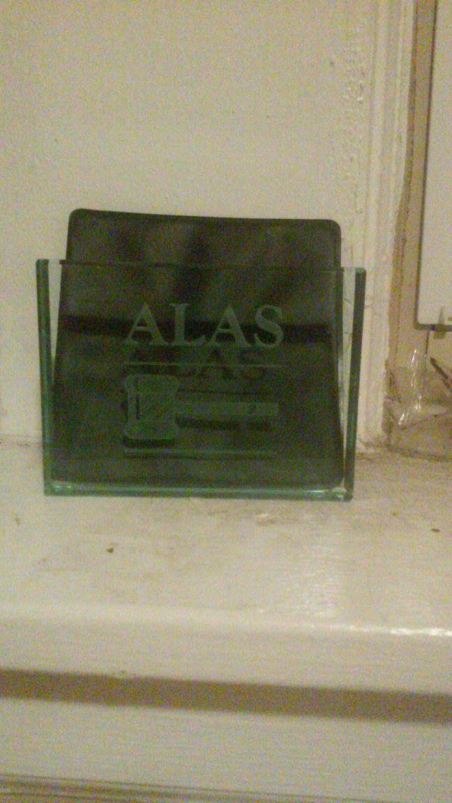 Glass paperweight