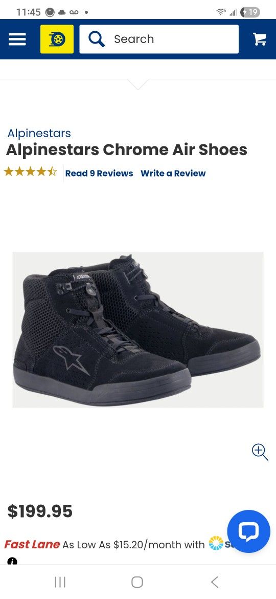 ALPINESTARS MOTORCYCLE SUMMER SHOES