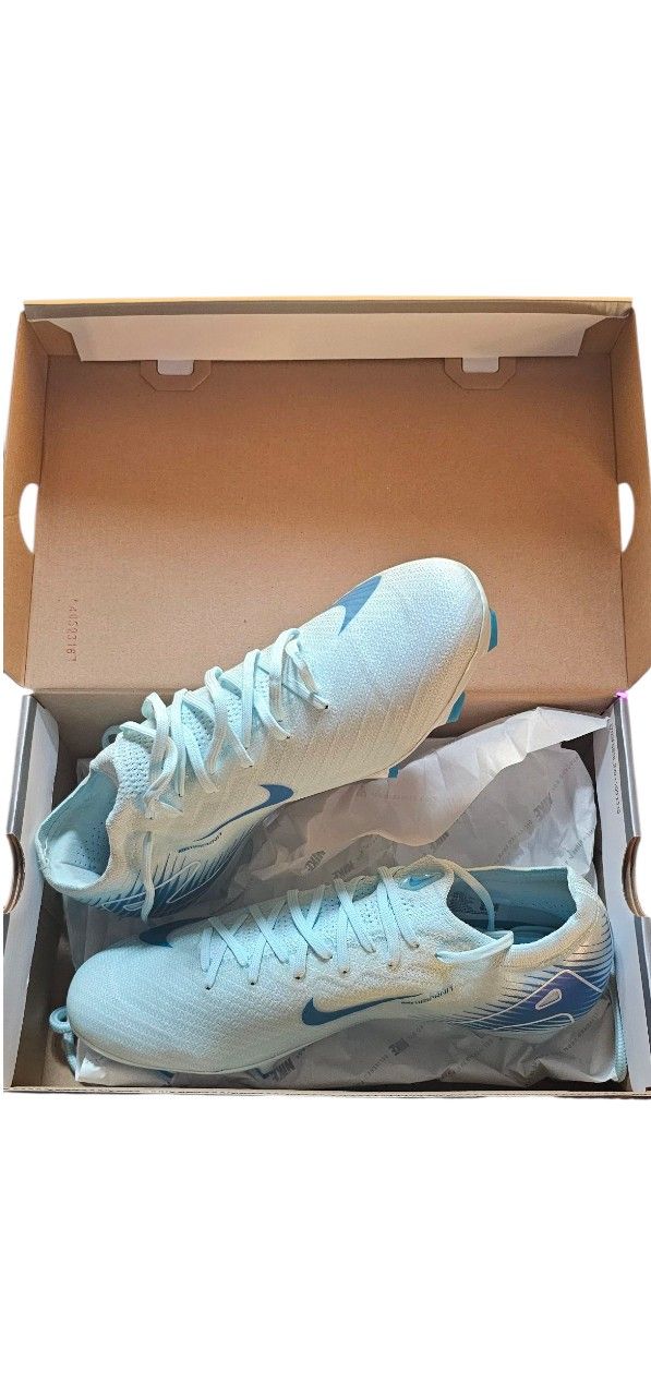 Nike Zoom Vapor 16 Elite FG Glacier Blue, Size 10.5, FQ1457-400