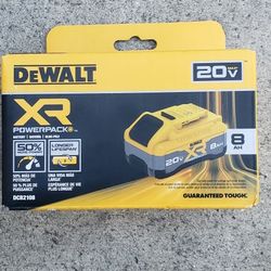 Dewalt 20v Battery 8.0 Ah XR Powerpack Brand New 