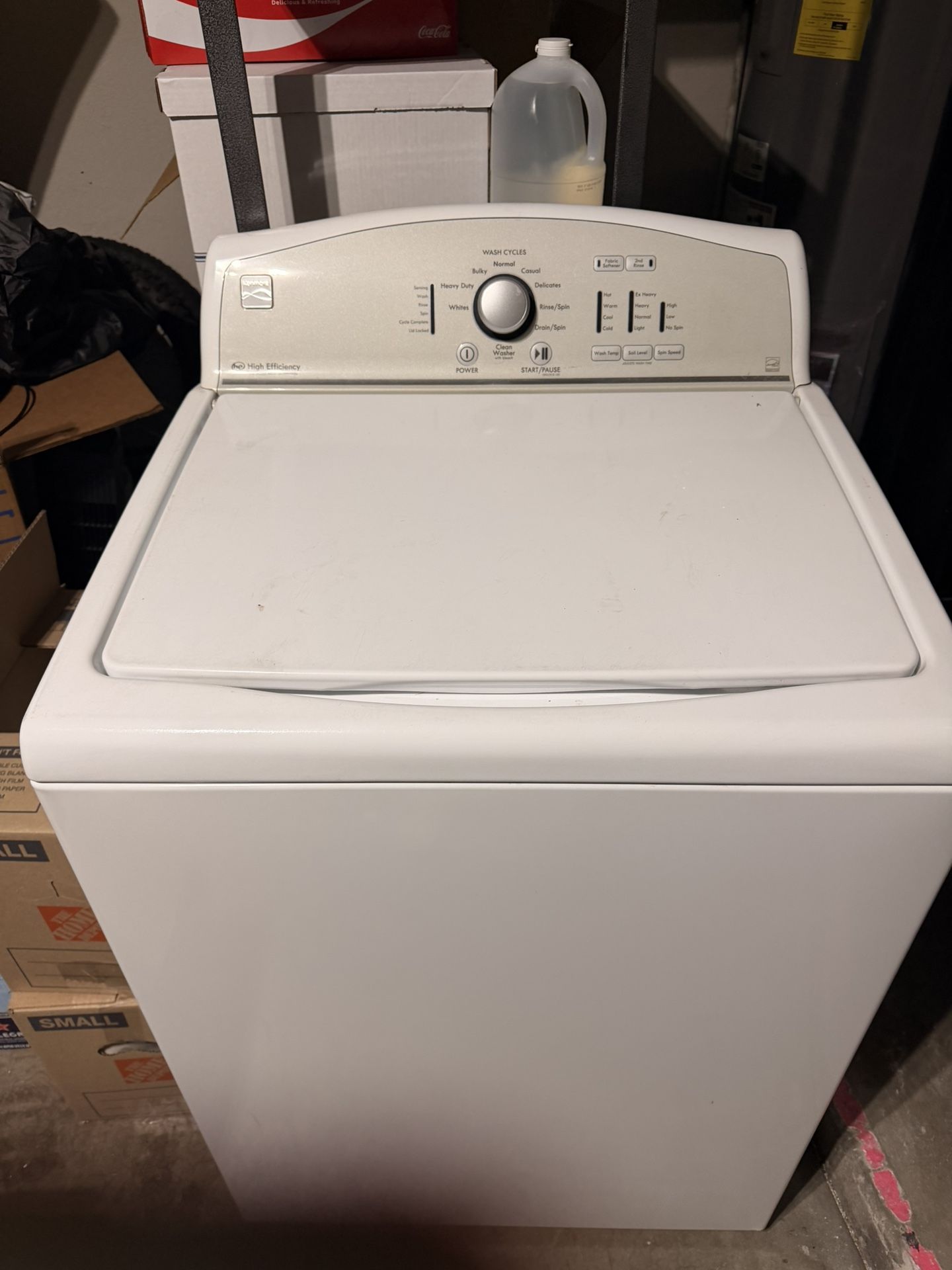 Kenmore high Efficiency Washer