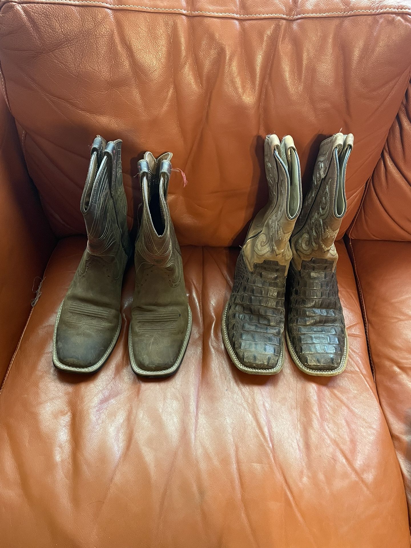 Ariat And Old West Work Boots