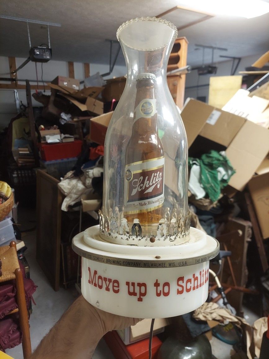 1959 Dated Schlitz Advertising Light.