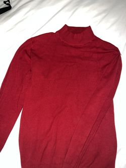 Turtle Neck Red M/L