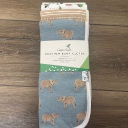 New Copper Pearl Burp Cloths