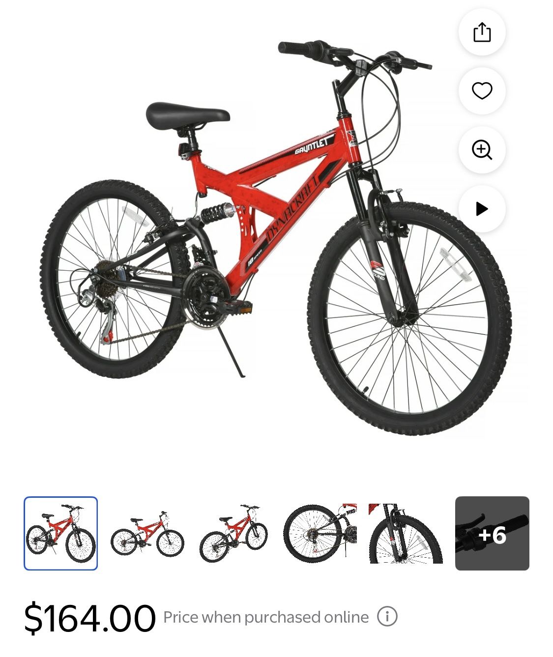 24" Dynacraft Gauntlet Boys Mountain Bike – Adventure-Ready for Ages 12+, Durable & Fun Ride