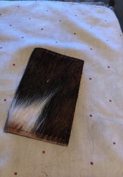 Leather credit card case with removable cash clip