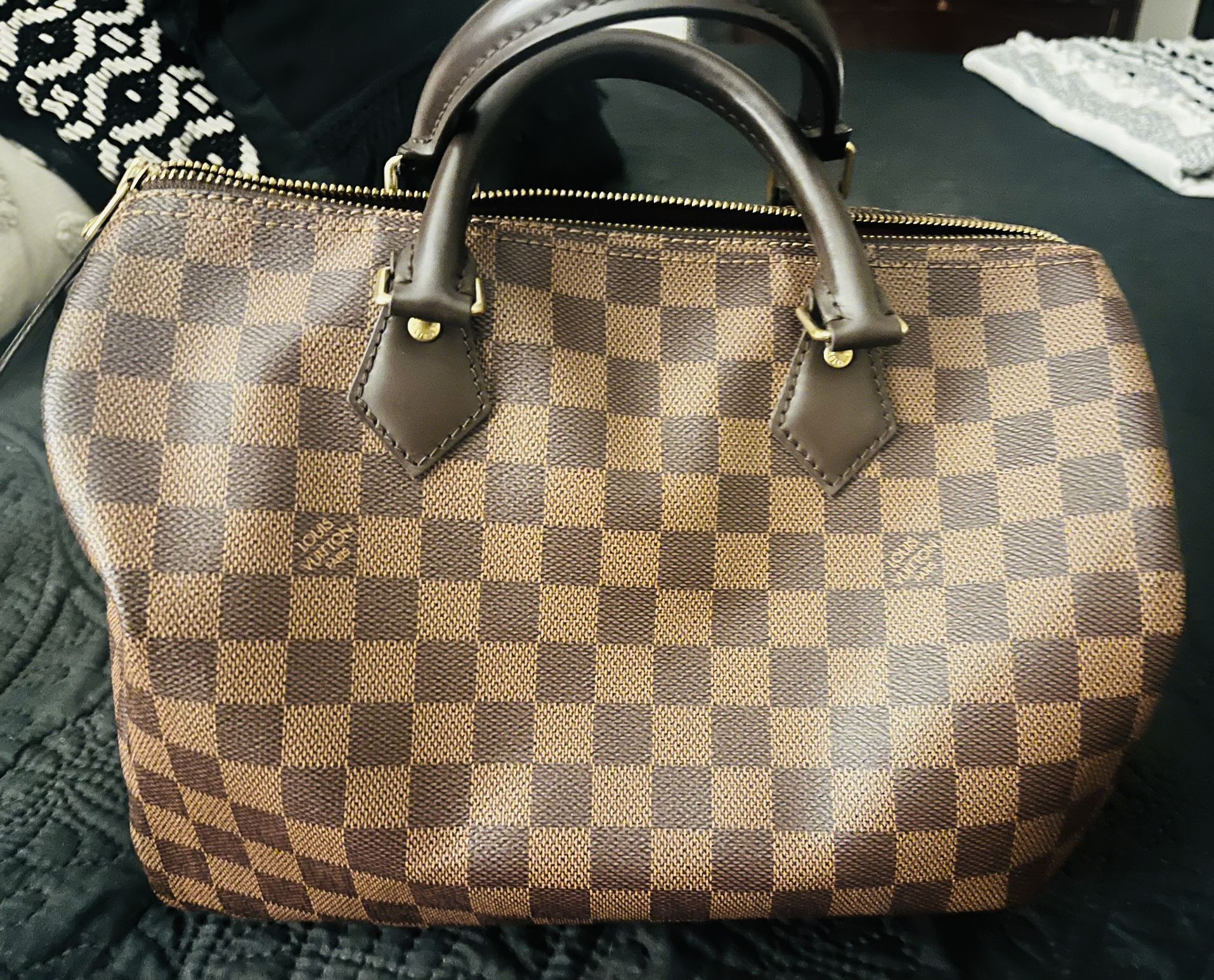 Louis Vuitton Speedy Bag and Matching Sarah Wallet