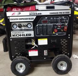 Kohler Generator, Compressor, Welder (3 in 1)