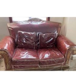 Rich Burgandy Couches 