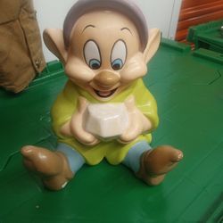 Disney Dopey Piggy Bank No Chips