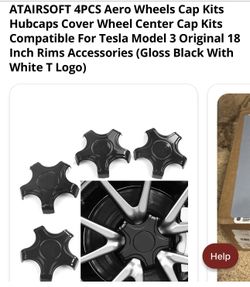 Tesla Tire Caps 