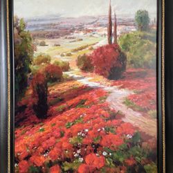 Oil painting on 36x48 frame