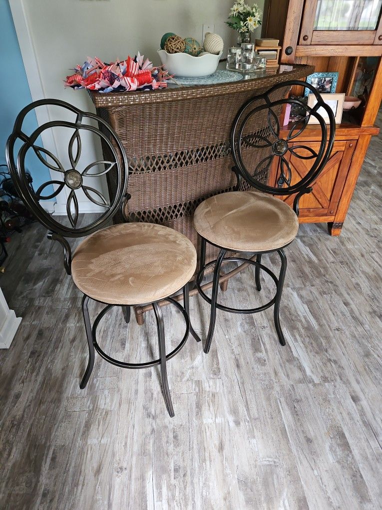 Pair Of Counter Bar Stools