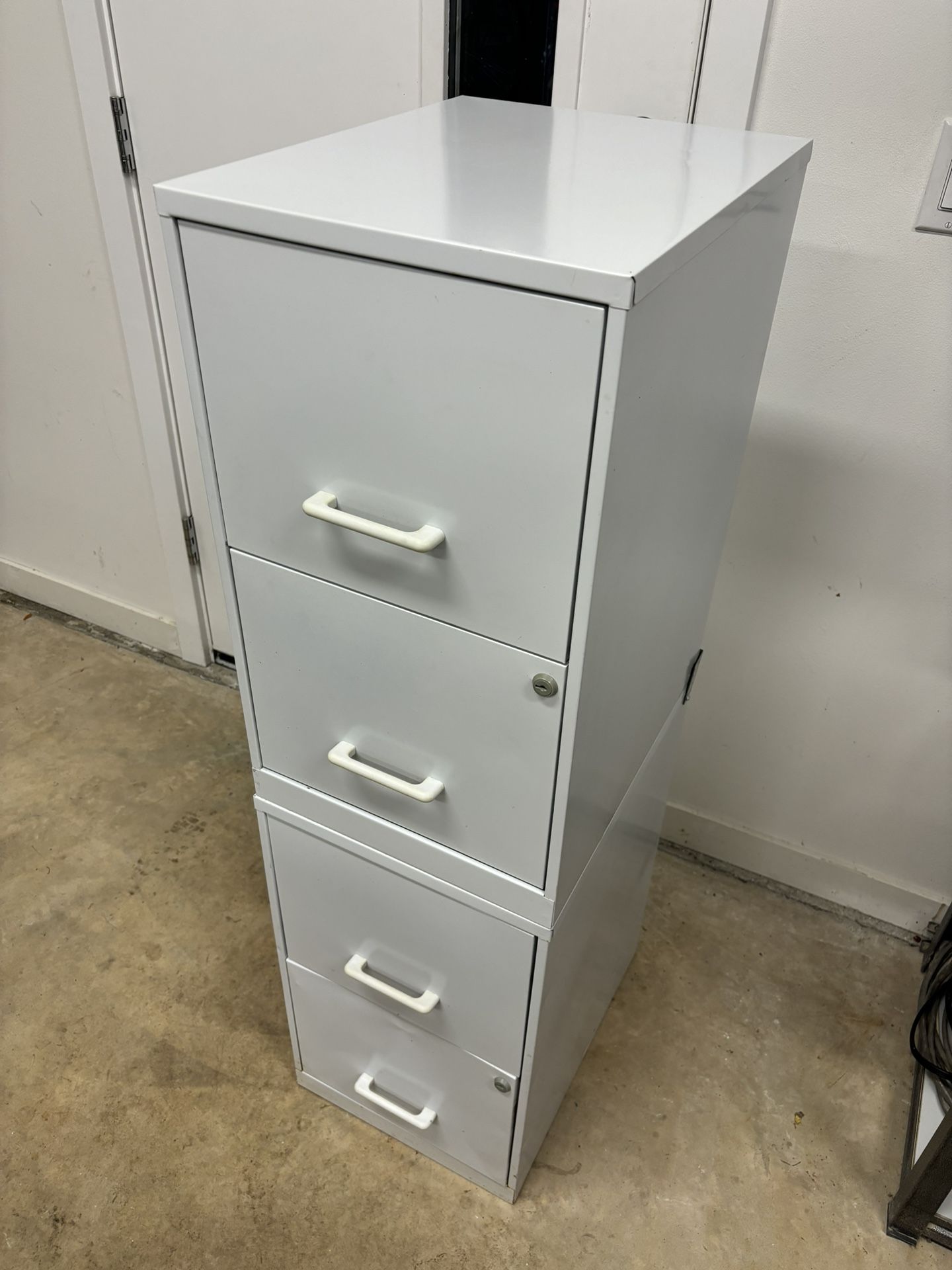 2 Metal File Cabinets