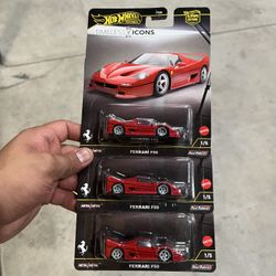 Hot Wheels Premium 1:64 Ferrari F50 Red Timeless Icons