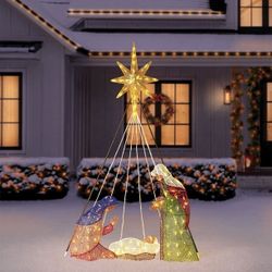 Member's Mark 6' Pre-Lit Nativity Scene with Chasing Light $99.99