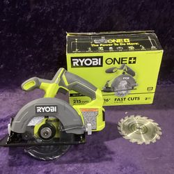🧰🛠RYOBI ONE+ 18V Cordless 5 1/2” Circular Saw-NEW w/USED Blade!(Tool Only)-$40!🧰🛠