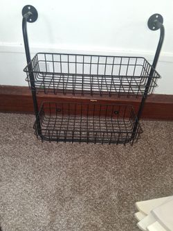 Strong Deep Basket Shelves Wall Storage Shelf/Bathroom/ Towel/ Rack