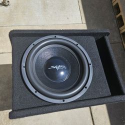 1 12" SKAR AUDIO SK1X12V SINGLE 12" IN A SKAR PORTED BOX 