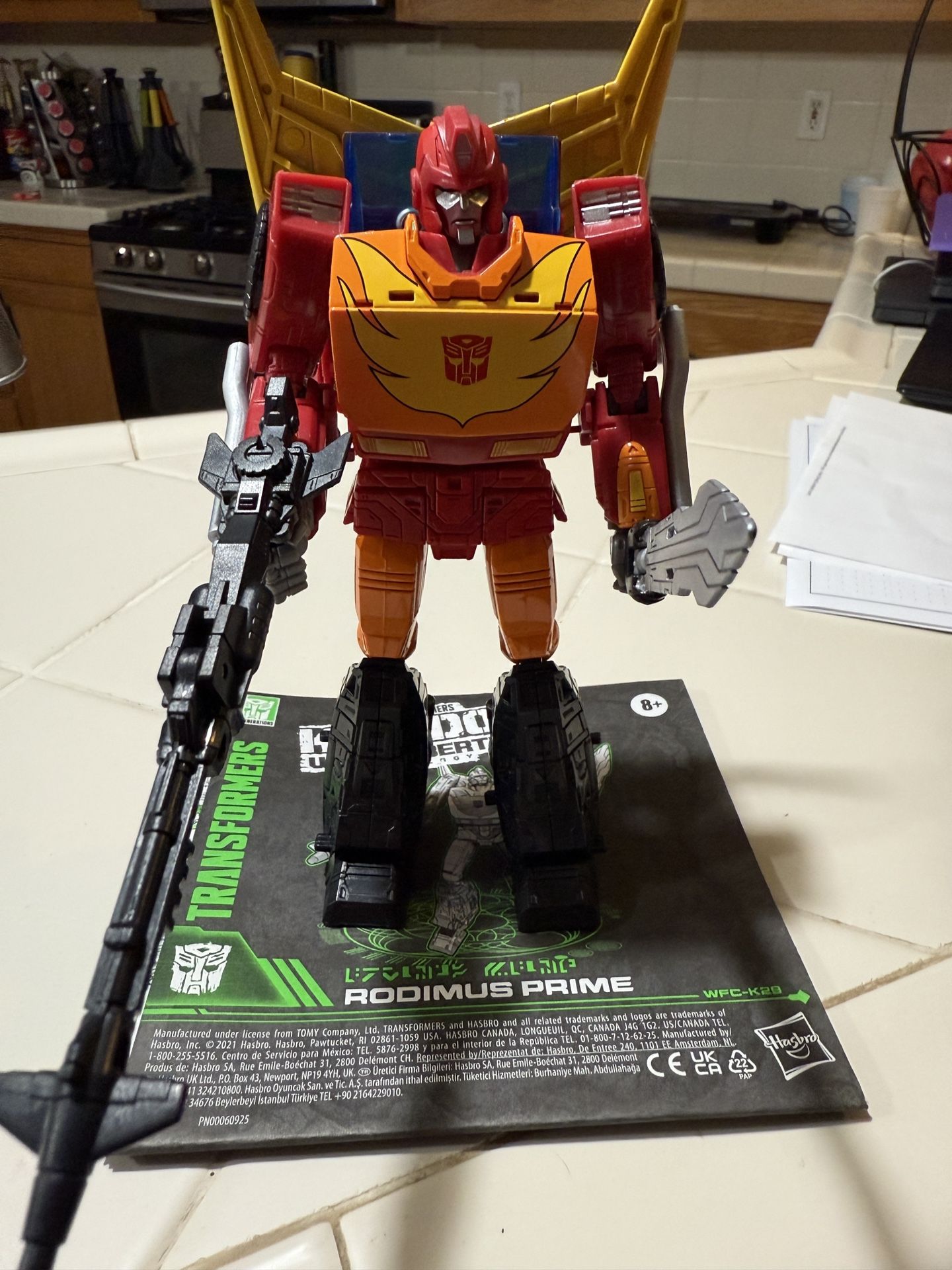 Transformers Kingdom Rodimus Prime Incomplete 