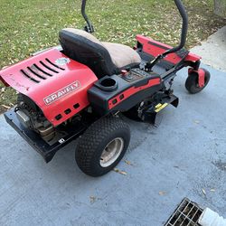 2008 34in. Gravely Zero turn lawnmower plus extra deck