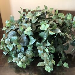 Artificial / Silk / Fake Green Leaf Plant / Centerpiece / Decor 